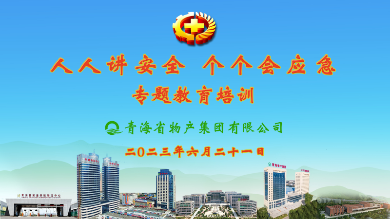 提高安全管理水平 落實(shí)全員安全責(zé)任——集團(tuán)安委會(huì)舉辦2023年“人人講安全，個(gè)個(gè)會(huì)應(yīng)急”專題教育培訓(xùn)